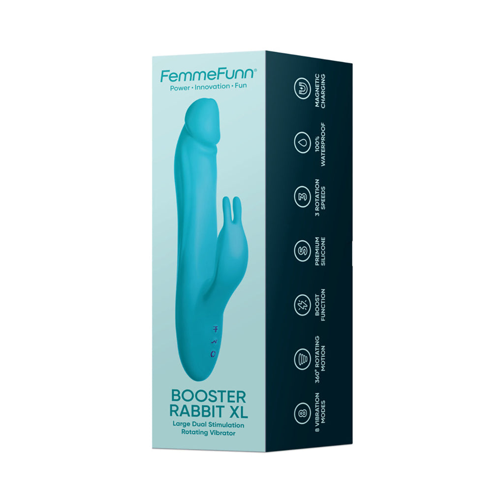 FemmeFunn Booster Rabbit Vibrator XL Turquoise