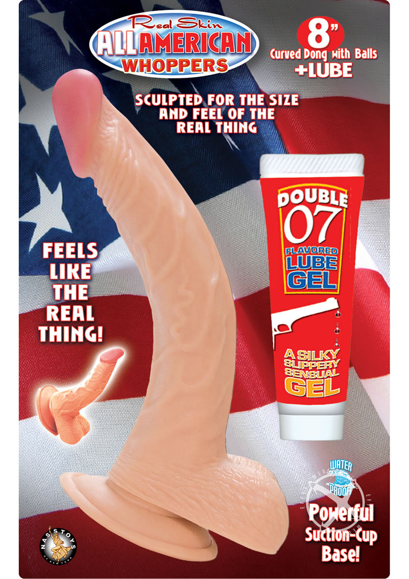 All American Whoppers Curved Anal Ese Lube