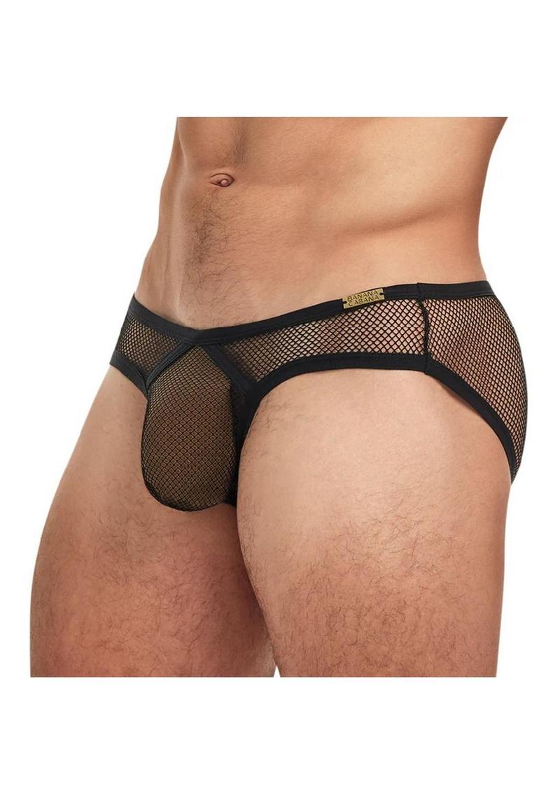 Banana Cabana Fishnet Brazilian Brief