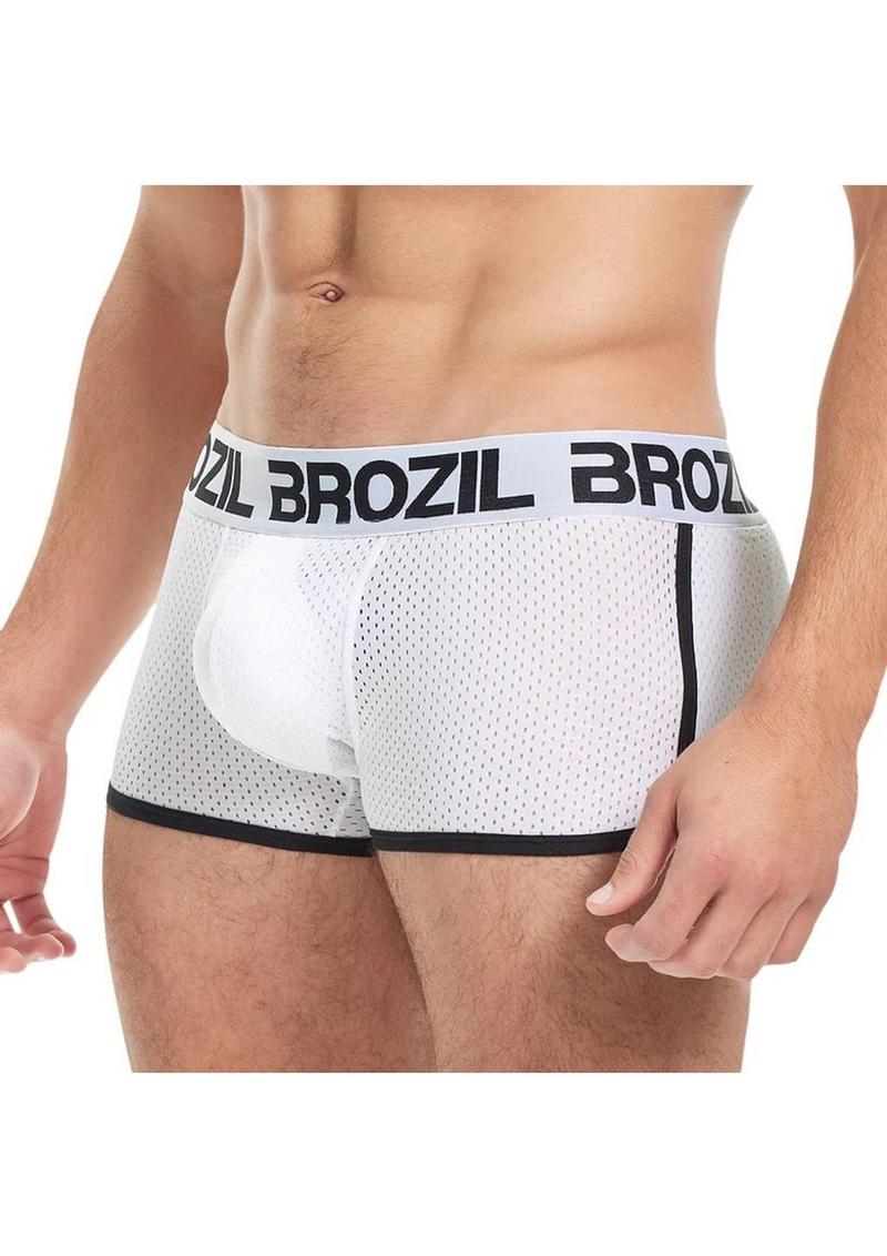 Brozil Ultra Glute and Bulge Enhancing Mesh Trunk