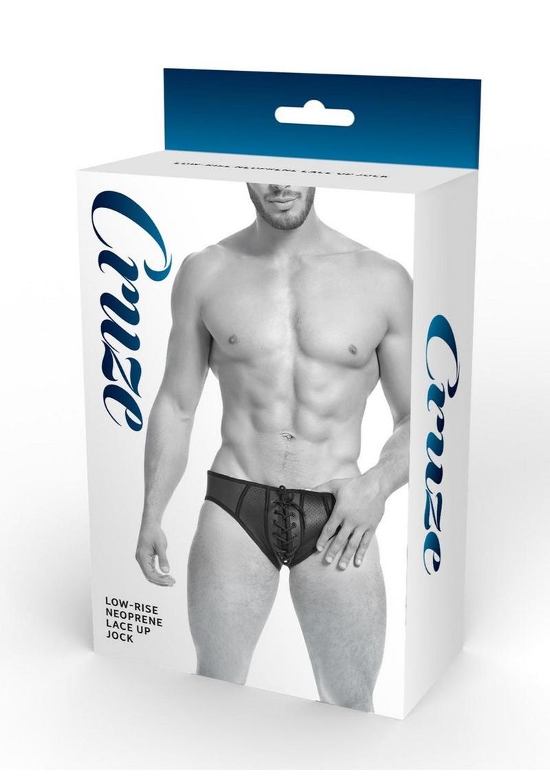 Cruze Low-Rise Neoprene Lace-Up Jock