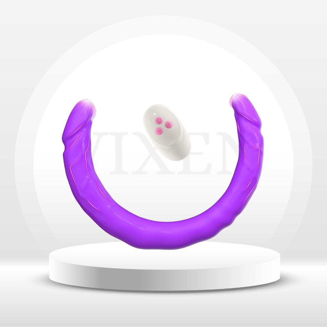 DualVibe 15.7" Double-Ended Dildo Vibrator