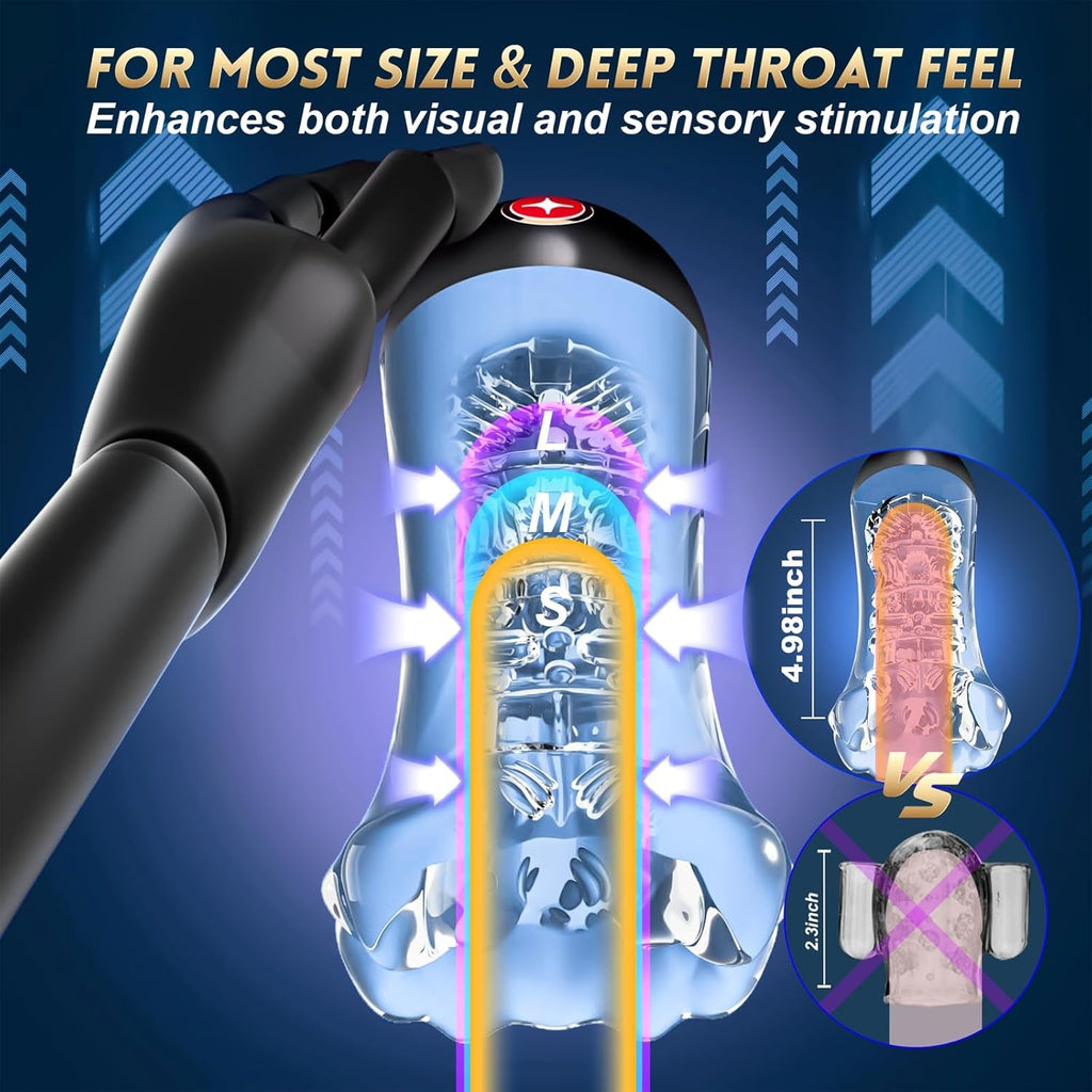 VibeView App-Controlled Transparent Stroker