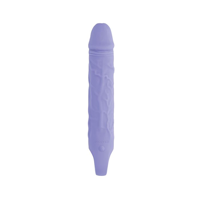 Evolved Large Purple Fantasy Dildo Vibe