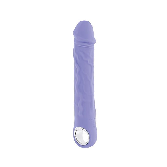 Evolved Large Purple Fantasy Dildo Vibe