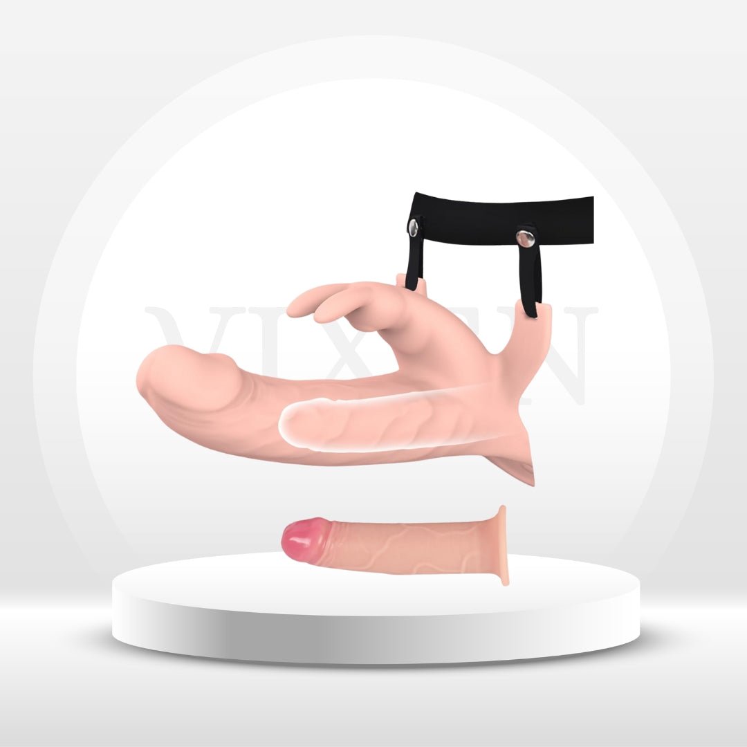 FlexFusion App-Controlled Strap-On Dildo