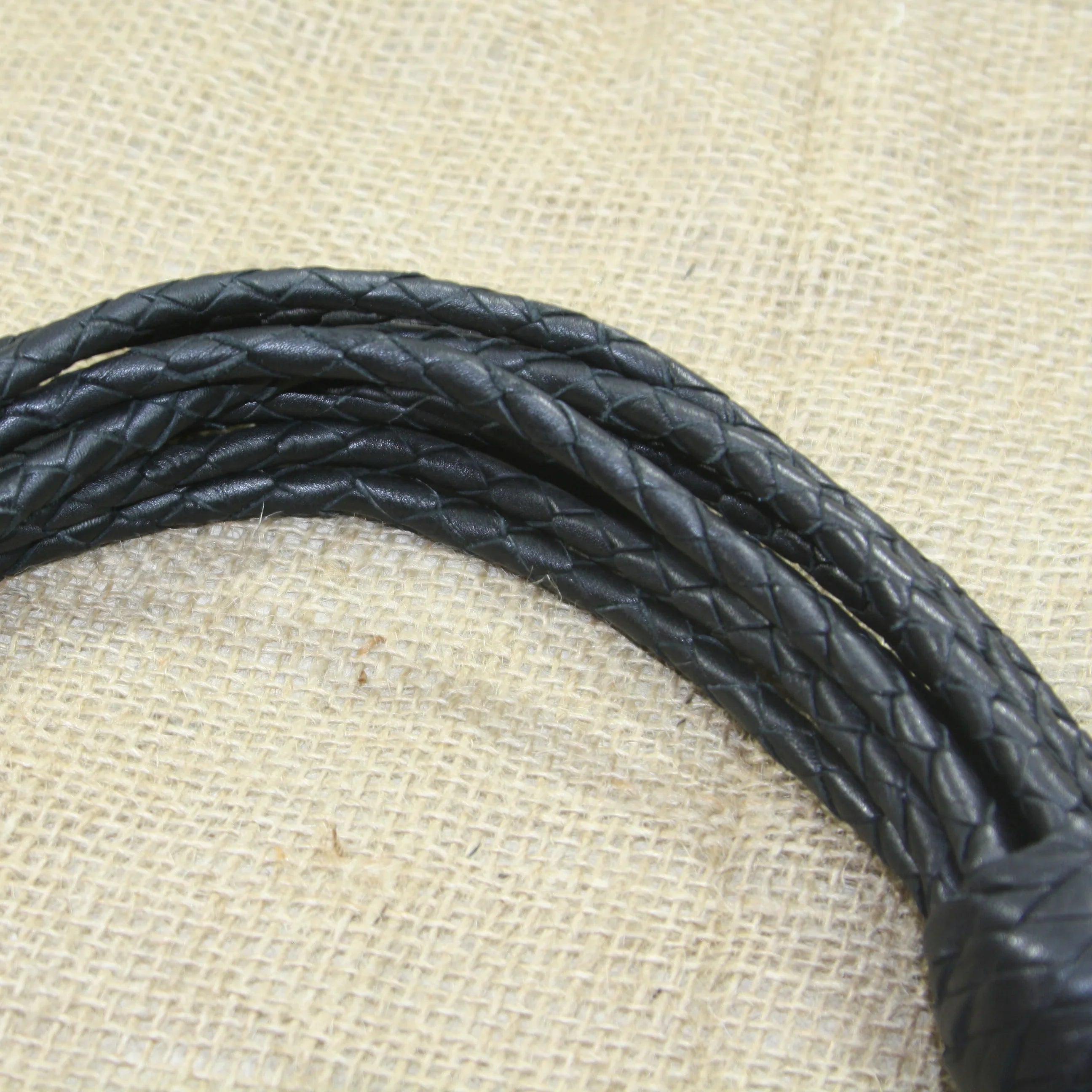 Real Genuine Cow Hide Leather Flogger 9 Braided Falls & Purple Roses Heavy Duty Cat O Nine Rose Flogger