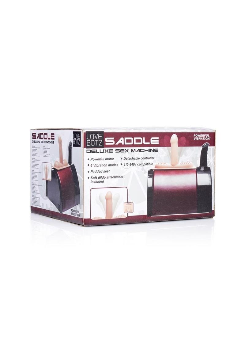 LoveBotz Saddle Deluxe Sex Machine with Vibration and Remote Control
