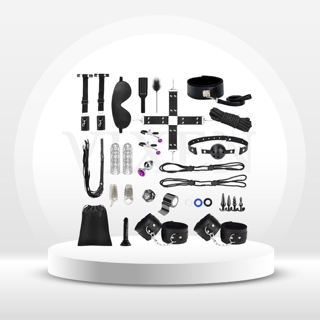 ObsidianX 36-Piece Ultimate BDSM Kit