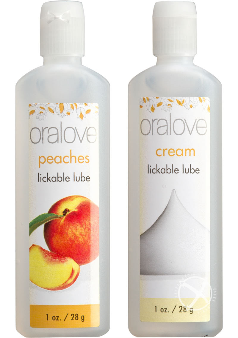 Oralove Delicious Duo Lickable Lubes Peaches And Cream