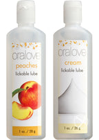 Oralove Delicious Duo Lickable Lubes Peaches And Cream