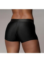 Ouch! Vibrating Strap-On Panty Harness With Open Back
