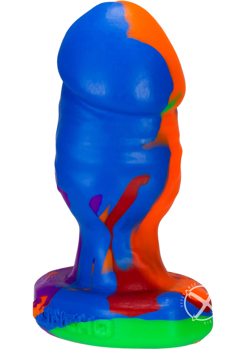 Oxballs Honcho 1 Silicone Anal Plug Rainbow