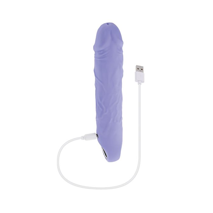 Evolved Large Purple Fantasy Dildo Vibe