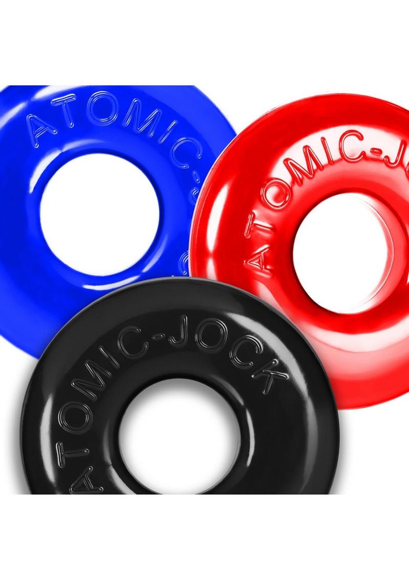 OXBALLS Ringer Max Cock Ring 3-Pack Assorted Neon Colors