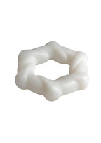 Rock Candy Taffy Twist Snug And Spiraled Erection Ring With Easy Care