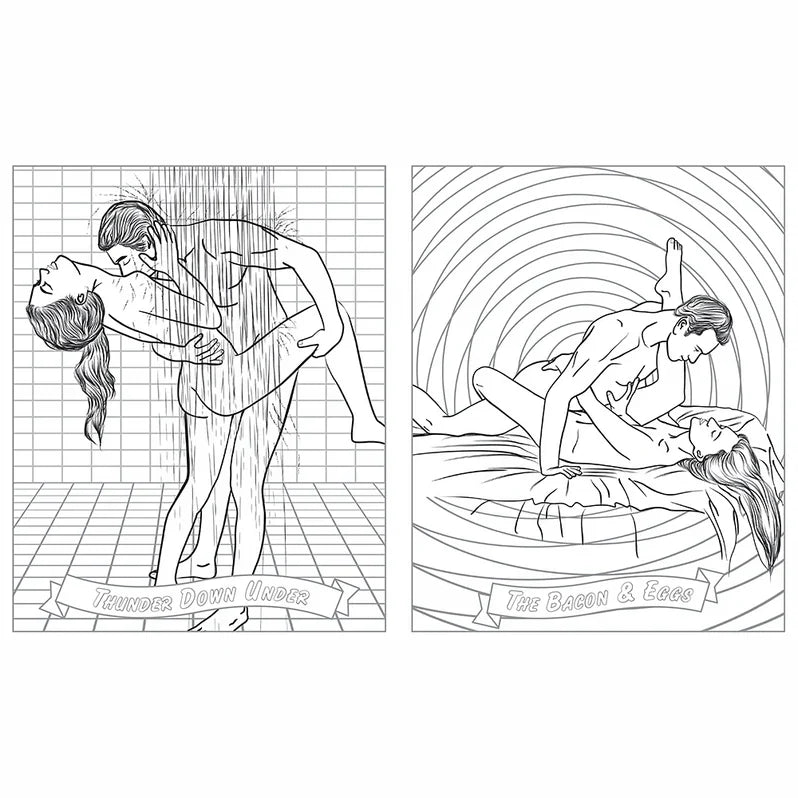 Sex Positions Coloring Book: Playtime for Couples