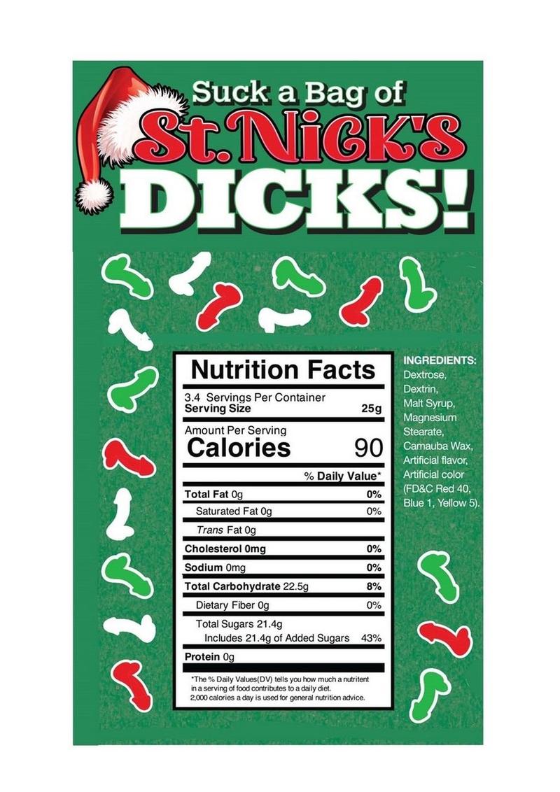 Suck a Bag of St. Nicks Dicks Candy by CandyPrints