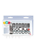 Try-Curious Cock Ring and Sleeve Set Multi-Style TPR Rings and Sleeves